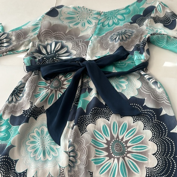 Guess Jeans silk kimono style shirt comfortable stretch navy blue Kimono tunic - Picture 8 of 10